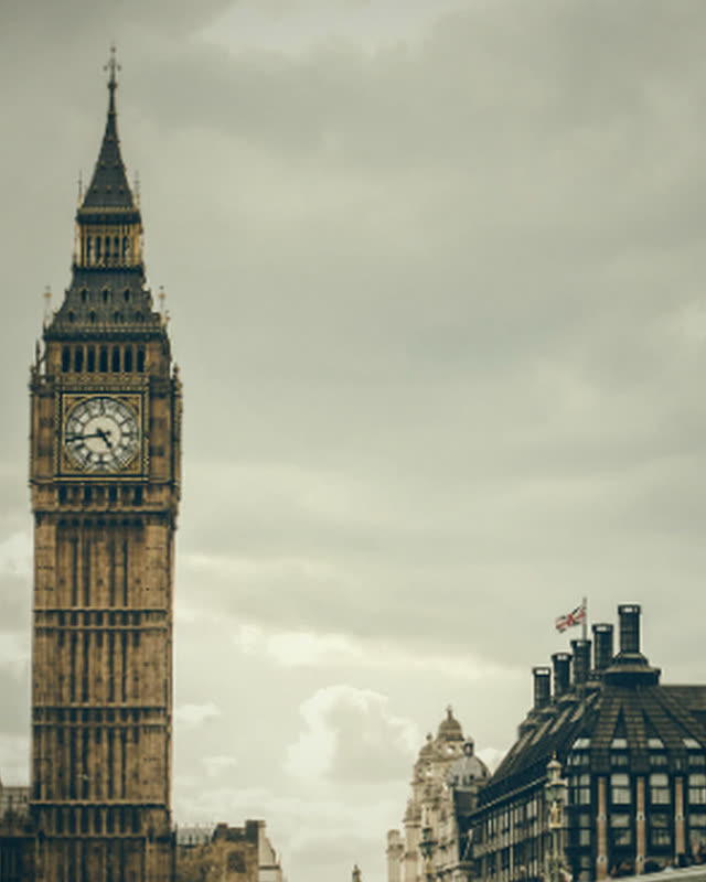 The Elizabeth Tower, home of Big Ben, beside Westminster.
